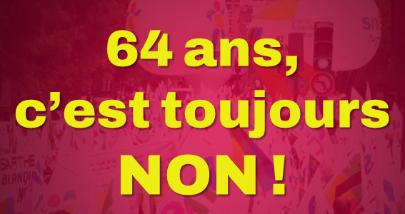 Mercredi 15 mars - En grève et dans les manifestations pour nos retraites