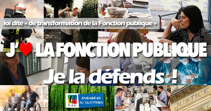Pour la Fonction Publique, tous ensemble le 19 mars 2019 !