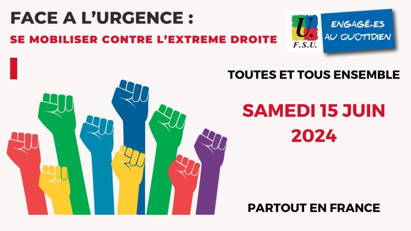 Face au danger de l'extrême-droite, mobilisons-nous pour une autre (…)