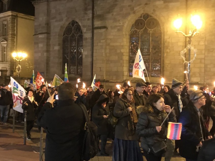 Jeudi 23 janvier - Retraite aux flambeaux contre la retraite en lambeaux !