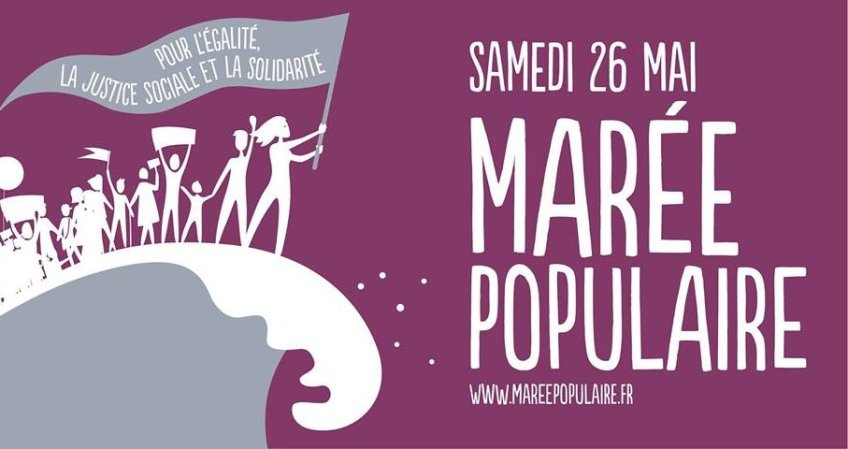 Marée populaire le samedi 26 mai - 3 rassemblements dans l'académie