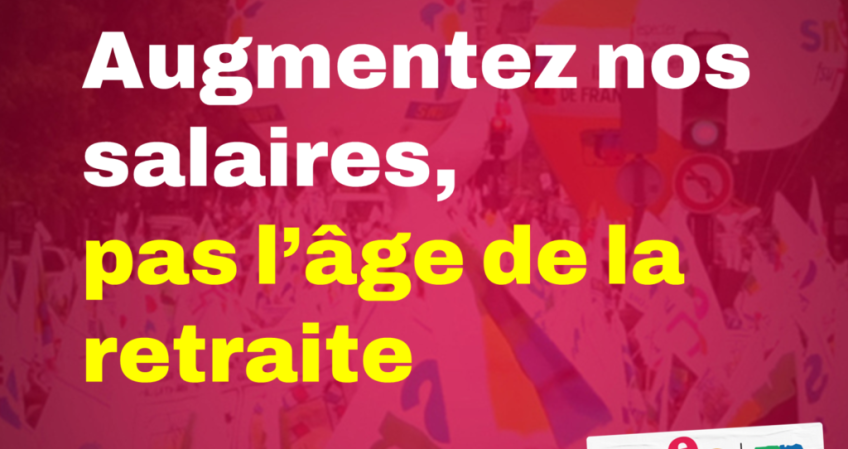 Le 16 février la mobilisation continue pour une autre réforme des retraites !