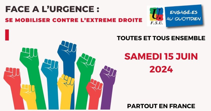 Face au danger de l'extrême-droite, mobilisons-nous pour une autre (…)