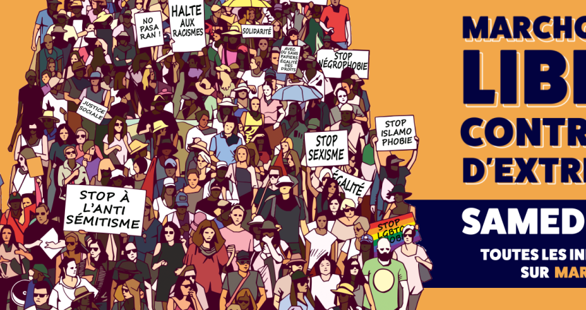 Marche des libertés Samedi 12 juin - Pour nos libertés et contre les idées (…)