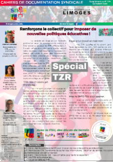 Bulletin académique spécial TZR - Octobre 2026