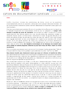 Bulletin académique 415 - Mai 2025