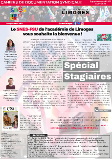 Bulletin académique 422sup - Août 2026 - Spécial stagiaires